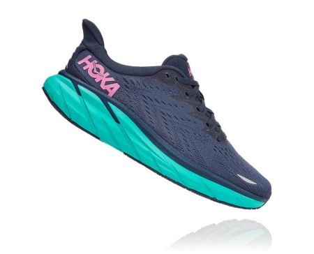 Hoka One One Clifton 8 - Tenisi Dama Outer Space / Atlantis | RO-XekmwpN